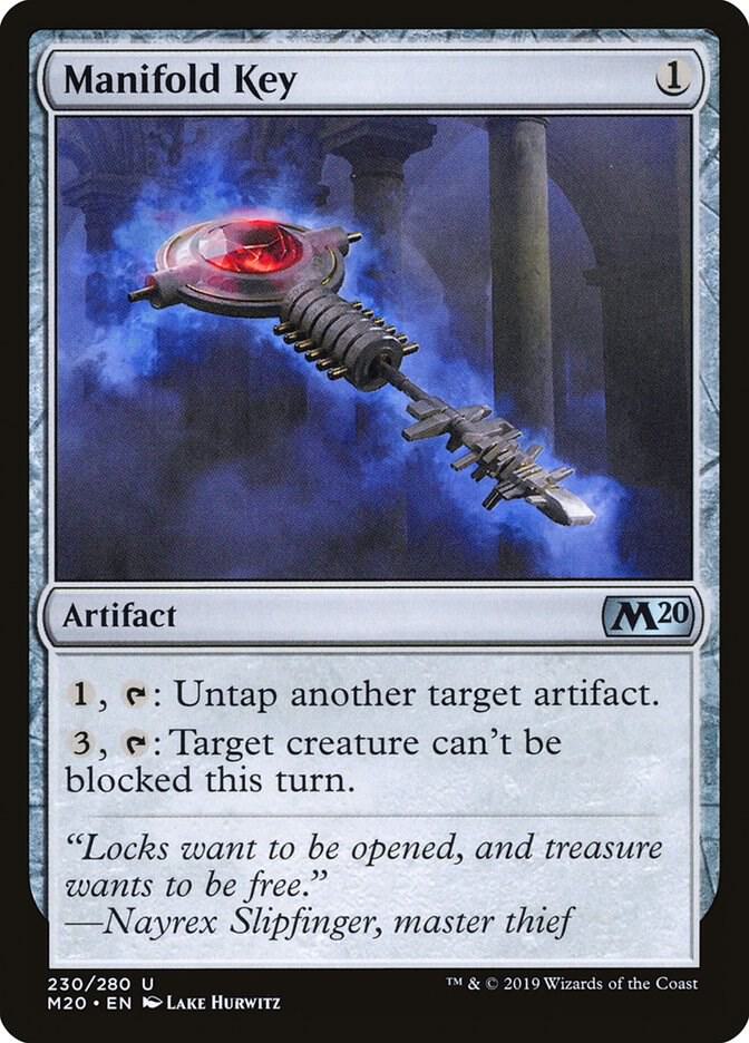Manifold Key 230 card from Core Set 2020