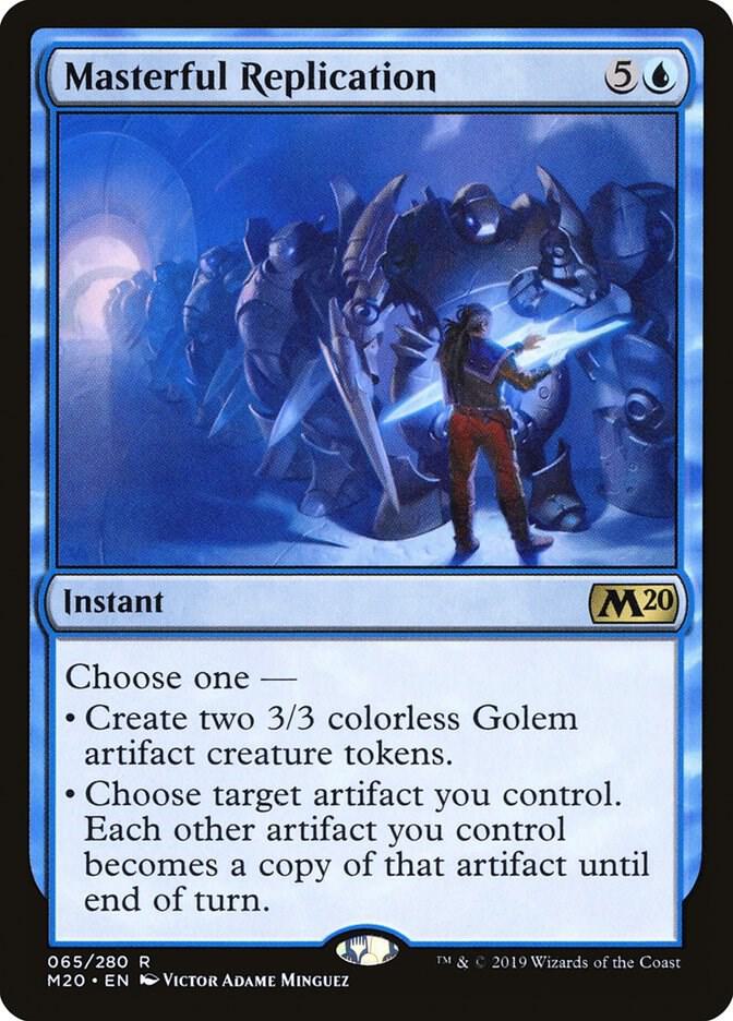 Masterful Replication 65 card from Core Set 2020