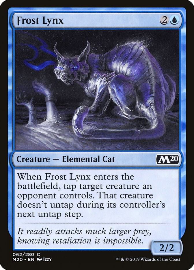 Frost Lynx 62 card from Core Set 2020