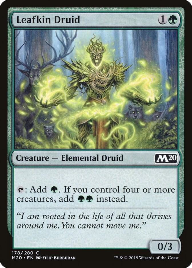 Leafkin Druid 178 card from Core Set 2020