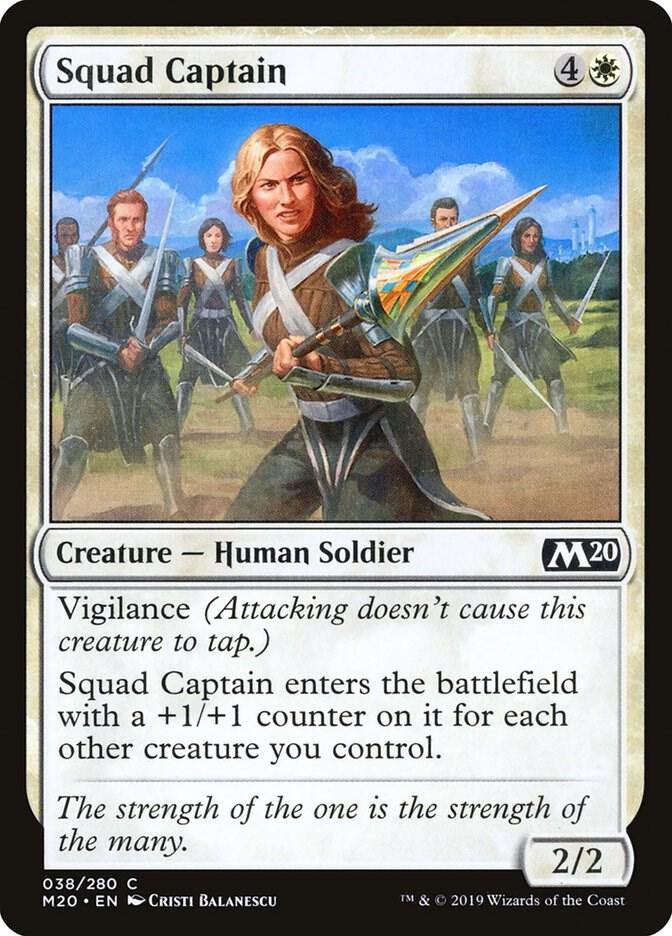 Squad Captain 38 card from Core Set 2020