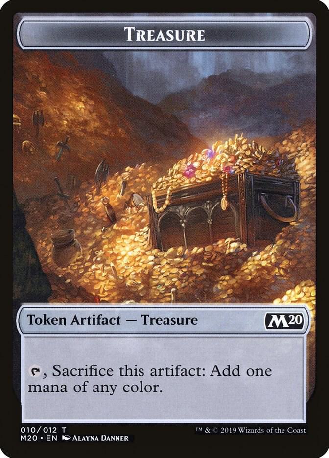Treasure Token 10 card from Core Set 2020