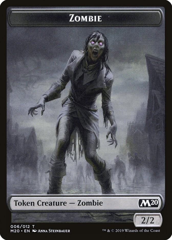 Zombie Token 6 card from Core Set 2020