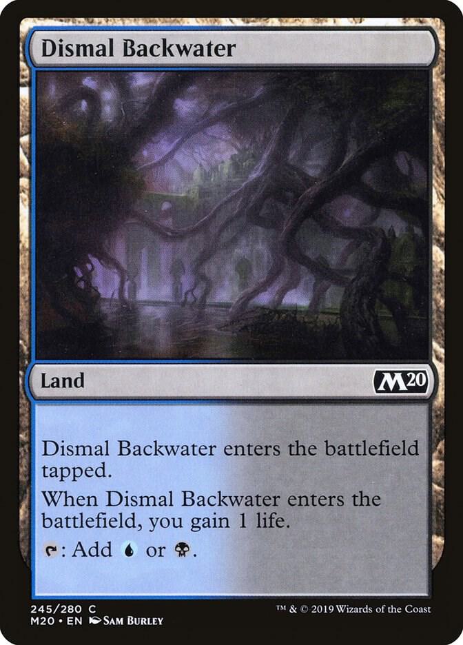 Dismal Backwater 245 card from Core Set 2020