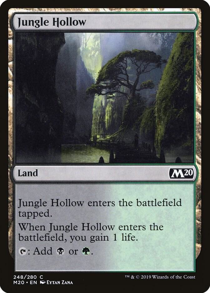 Jungle Hollow 248 card from Core Set 2020