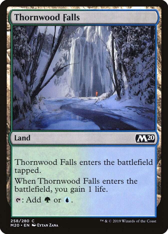 Thornwood Falls 258 card from Core Set 2020