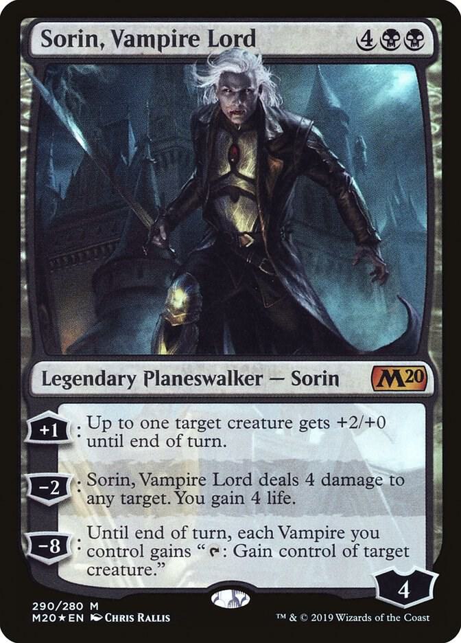 Sorin, Vampire Lord 290 card from Core Set 2020