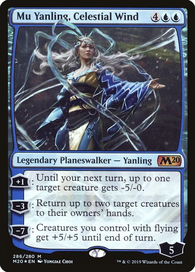 Mu Yanling, Celestial Wind 286 card from Core Set 2020