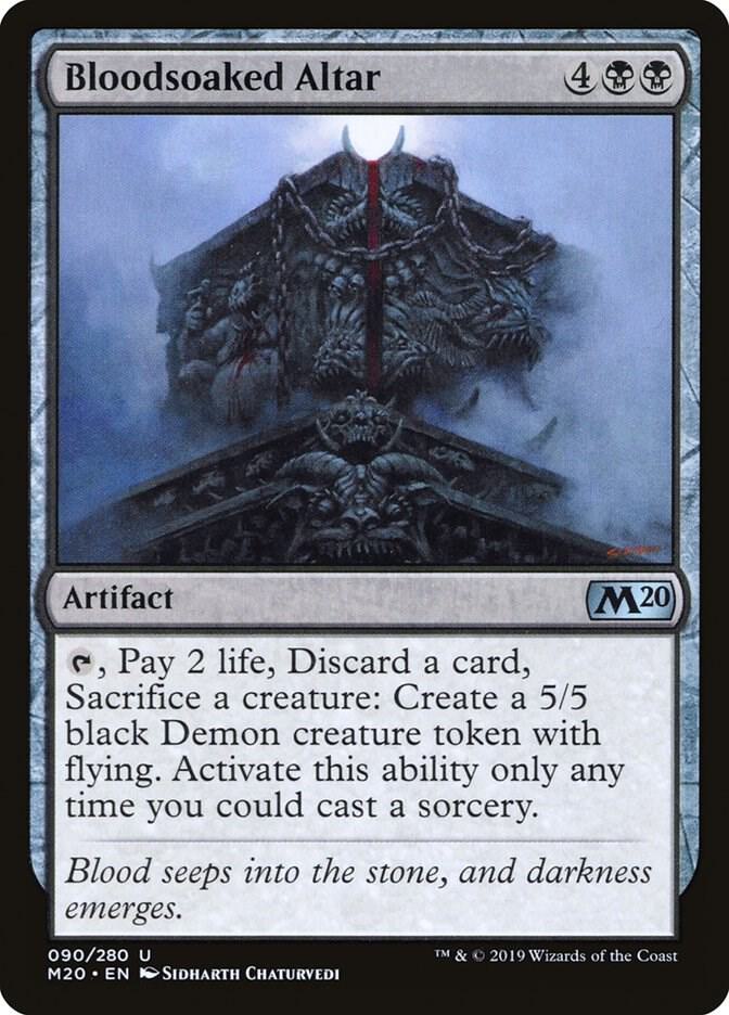 Bloodsoaked Altar 90 card from Core Set 2020