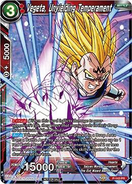 Vegeta, Unyielding Temperament (Power Booster: World Martial Arts Tournament) P-143 card from Promotion Cards