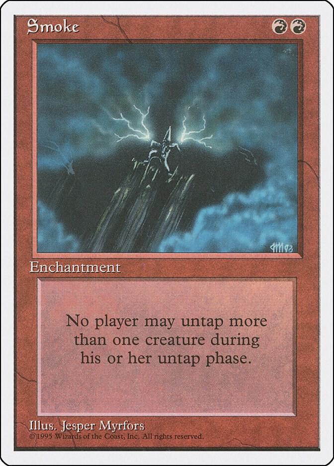 Smoke card from Fourth Edition