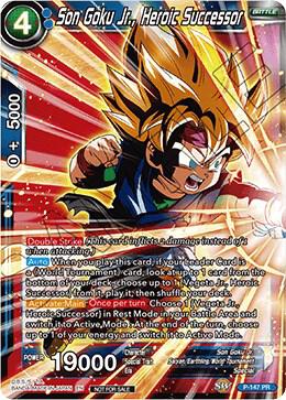Son Goku Jr., Heroic Successor (Power Booster) P-147 card from Promotion Cards