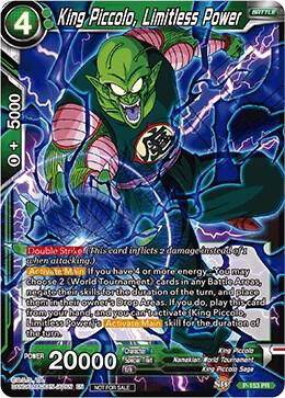 King Piccolo, Limitless Power (Power Booster) P-153 card from Promotion Cards