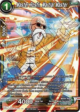 Master Roshi, Martial Master (Power Booster: World Martial Arts Tournament) P-158 card from Promotion Cards