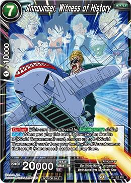 Announcer, Witness of History (Power Booster) P-162 card from Promotion Cards