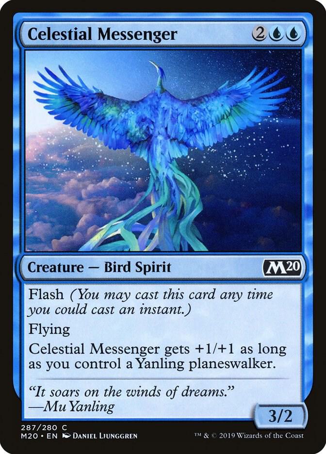 Celestial Messenger 287 card from Core Set 2020