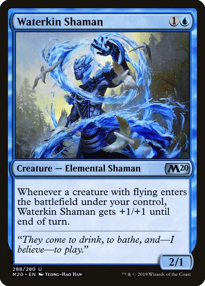 Waterkin Shaman 288 card from Core Set 2020