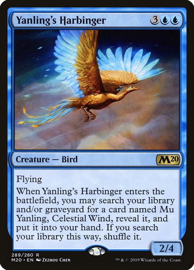 Yanling's Harbinger 289 card from Core Set 2020