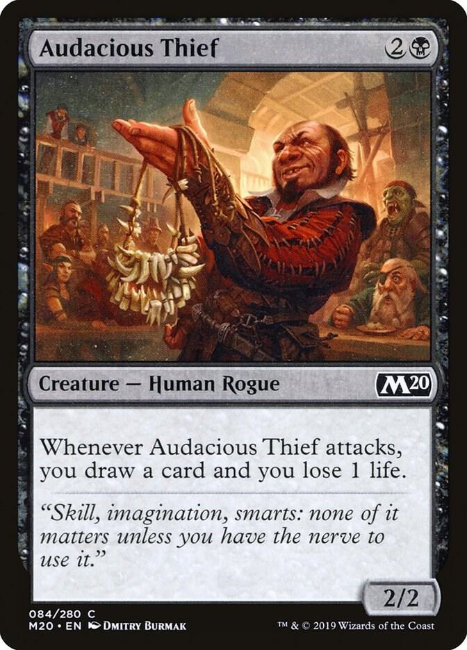 Audacious Thief 84 card from Core Set 2020