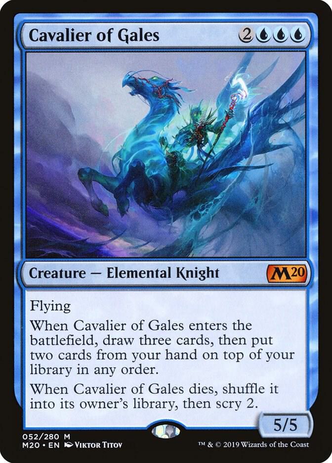 Cavalier of Gales 52 card from Core Set 2020