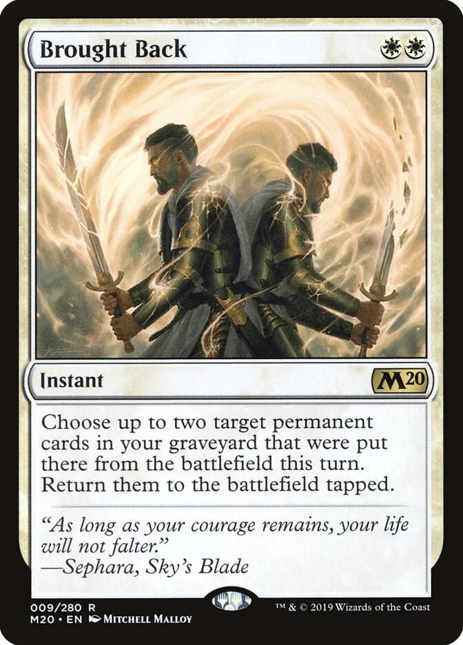 Brought Back 9 card from Core Set 2020
