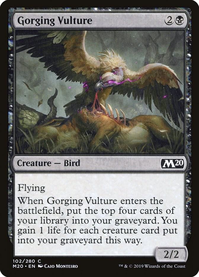 Gorging Vulture 102 card from Core Set 2020