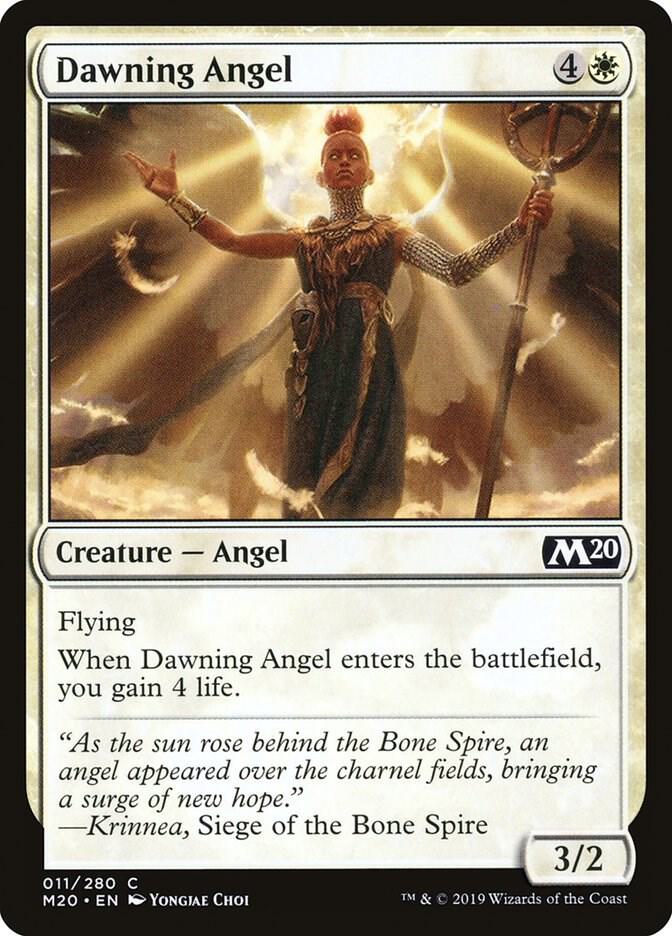 Dawning Angel 11 card from Core Set 2020