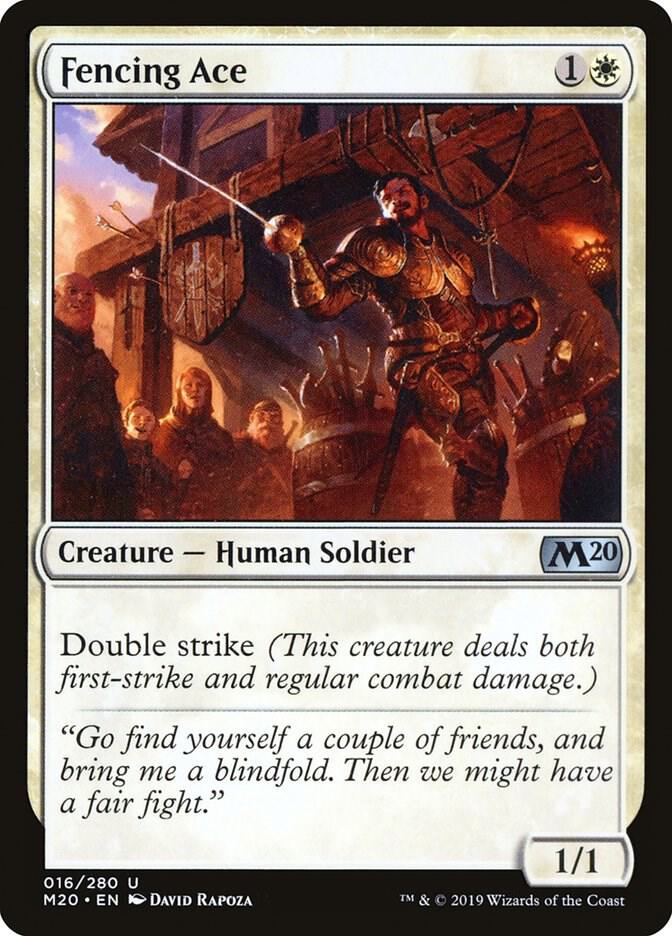 Fencing Ace 16 card from Core Set 2020