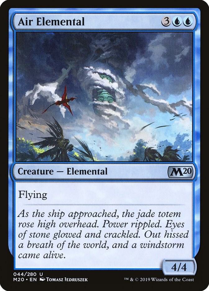 Air Elemental 44 card from Core Set 2020