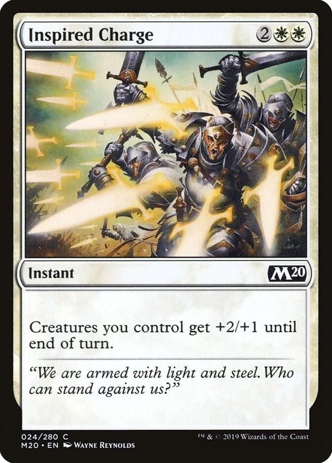 Inspired Charge 24 card from Core Set 2020