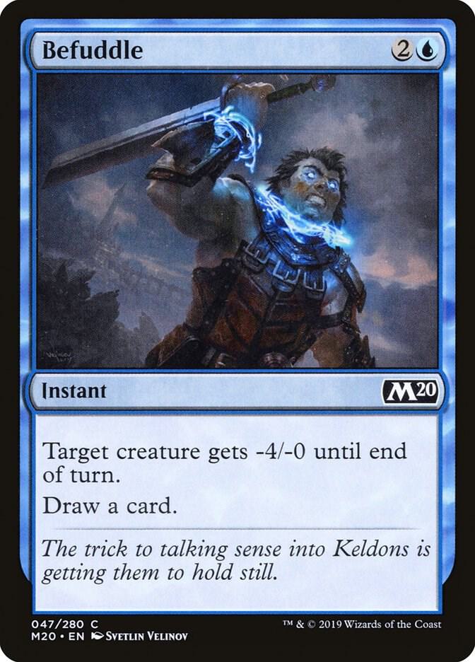 Befuddle 47 card from Core Set 2020