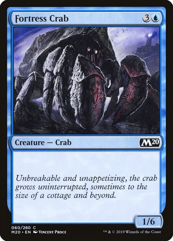 Fortress Crab 60 card from Core Set 2020