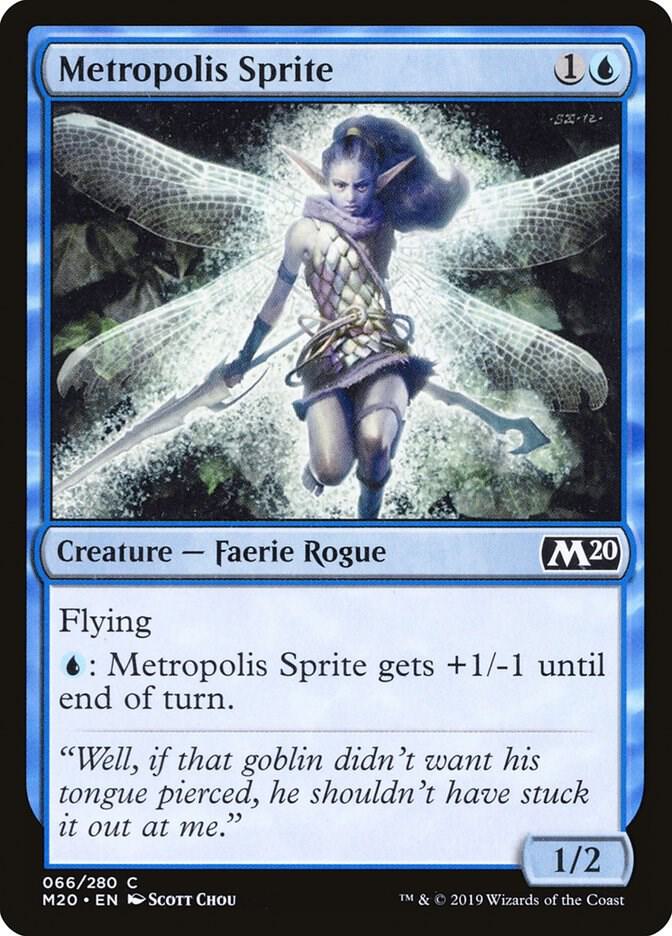 Metropolis Sprite 66 card from Core Set 2020