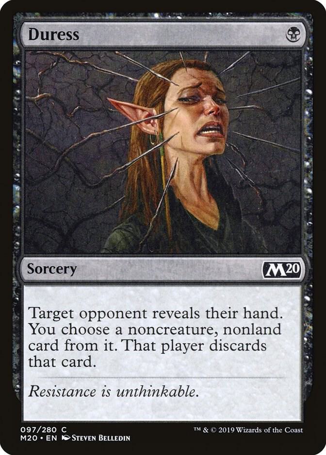 Duress 97 card from Core Set 2020