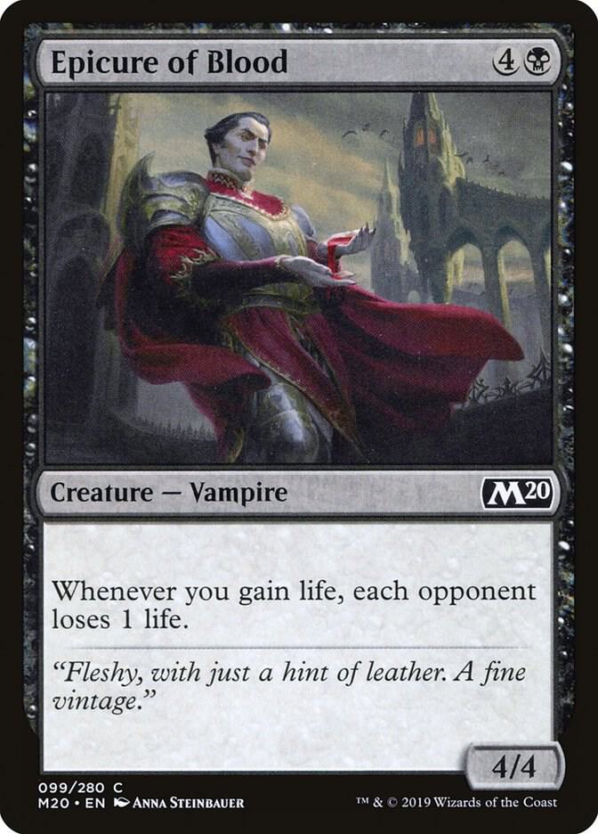 Epicure of Blood 99 card from Core Set 2020