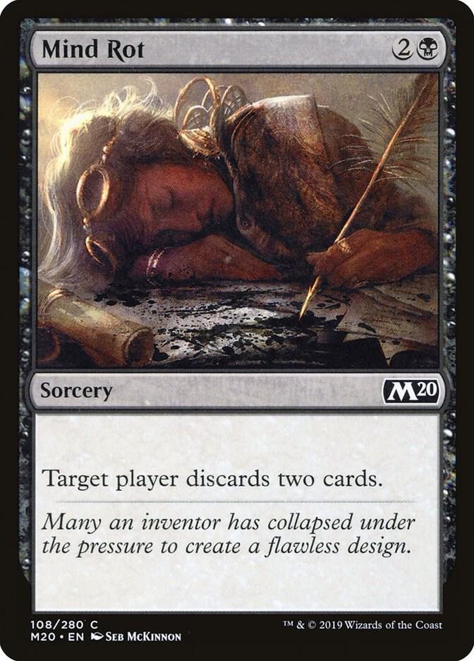 Mind Rot 108 card from Core Set 2020