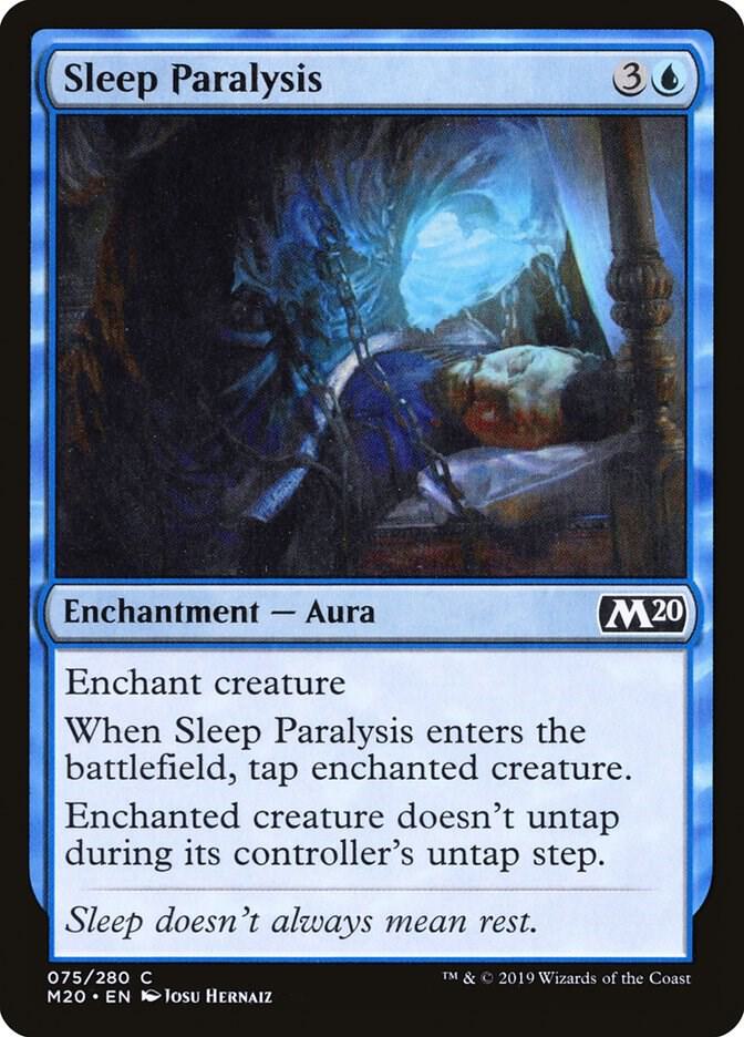 Sleep Paralysis 75 card from Core Set 2020