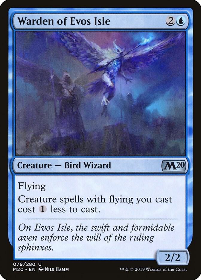 Warden of Evos Isle 79 card from Core Set 2020