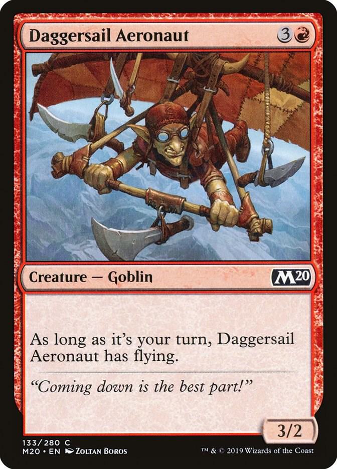 Daggersail Aeronaut 133 card from Core Set 2020