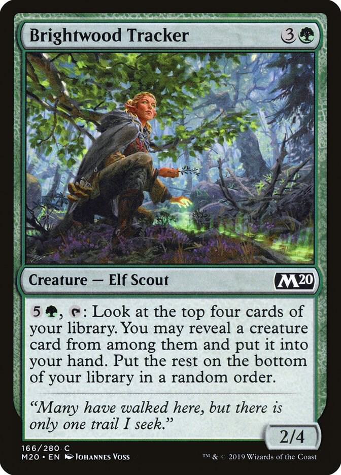 Brightwood Tracker 166 card from Core Set 2020
