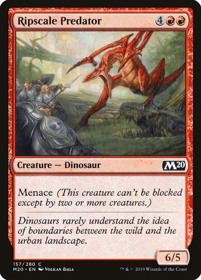 Ripscale Predator 157 card from Core Set 2020