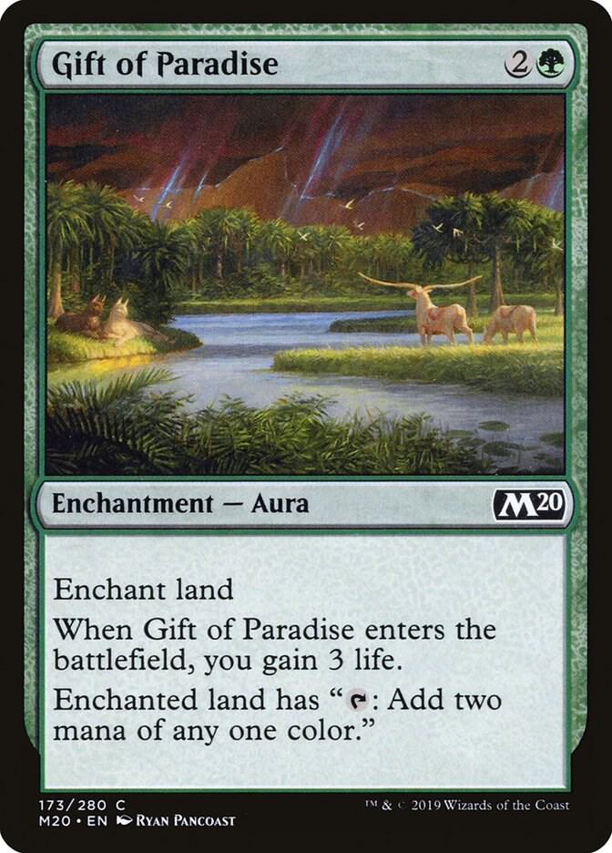 Gift of Paradise 173 card from Core Set 2020