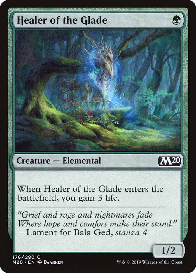 Healer of the Glade 176 card from Core Set 2020