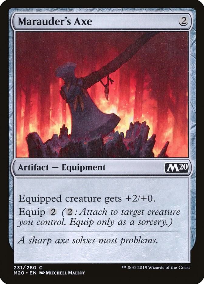 Marauder's Axe 231 card from Core Set 2020