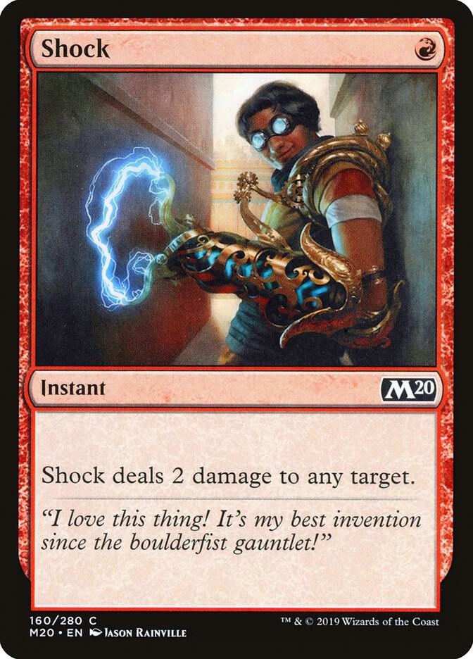 Shock 160 card from Core Set 2020