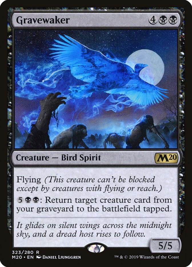 Gravewaker 323 card from Core Set 2020