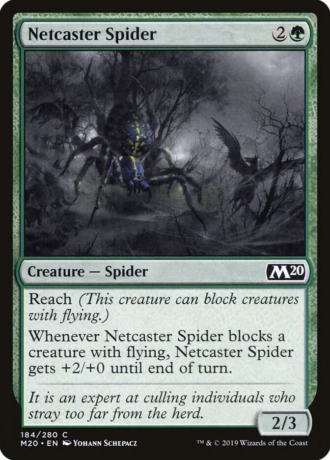 Netcaster Spider 184 card from Core Set 2020