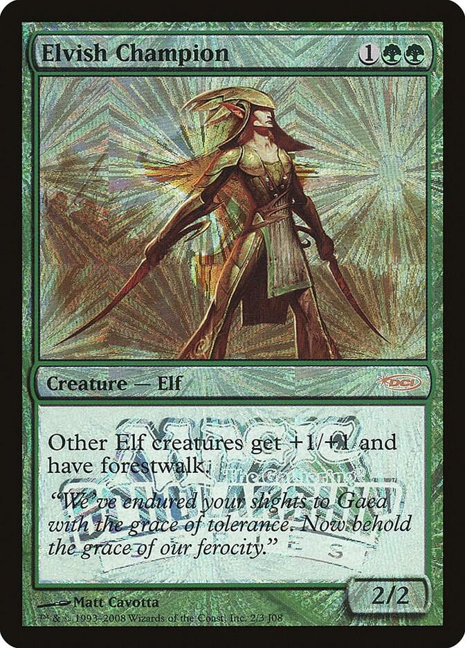 Elvish Champion (Scholarship Series) 2 card from Junior Series Promos