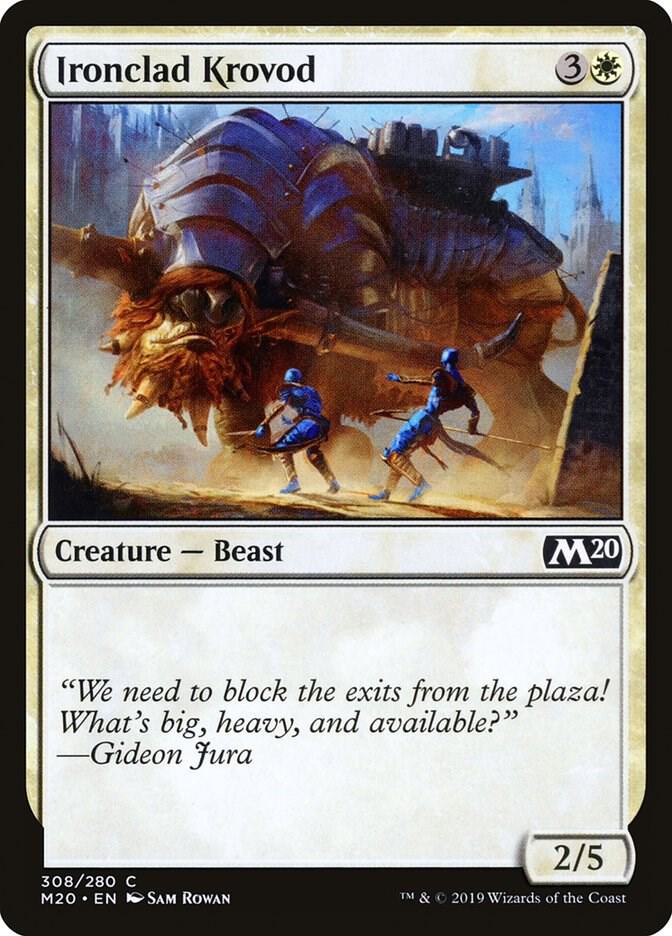 Ironclad Krovod 308 card from Core Set 2020
