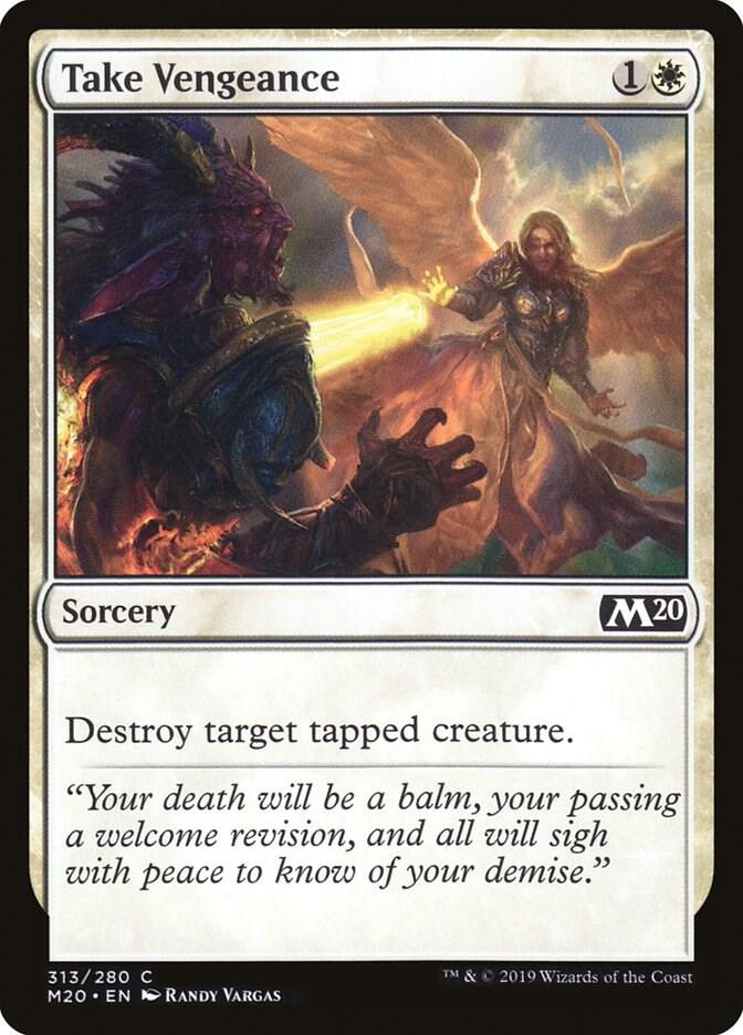 Take Vengeance 313 card from Core Set 2020